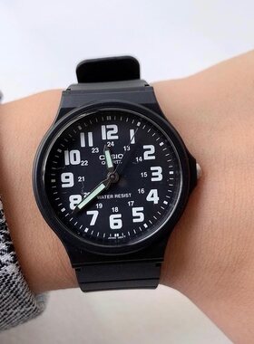 卡西欧男女学生考试静音指针表 防水考研考公石英表 MQ-71/24