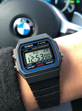 【甜茶同款】卡西欧复古小方电子手表男女 ins经典款 A158/F-91W