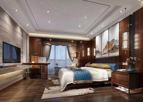 宾馆室内设计案例效果图住宿 休息 民宿 环境 格调 布局 旅游