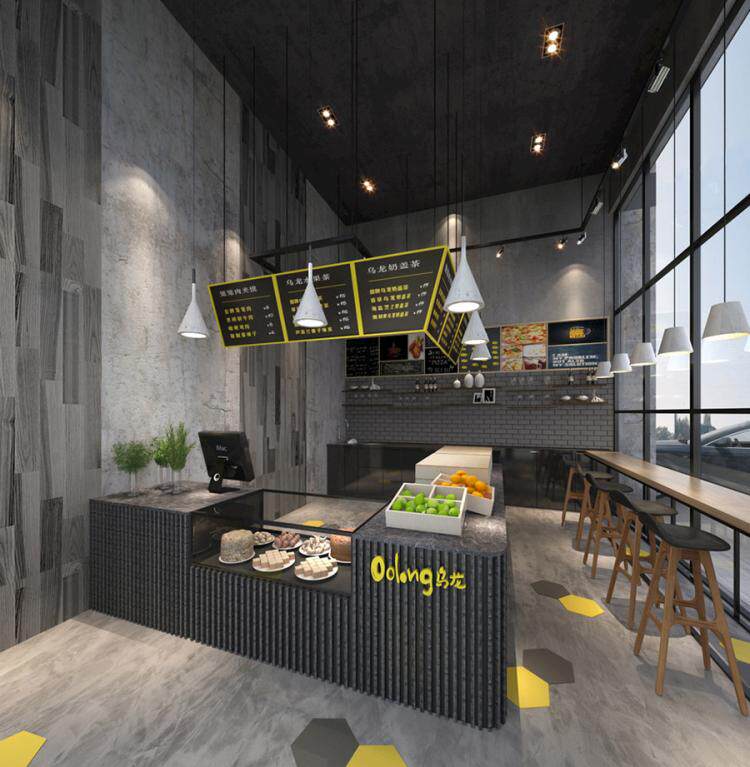 蛋糕店.甜品店室内设计案例效果图  烘焙店 玻璃柜 食品柜 陈列柜