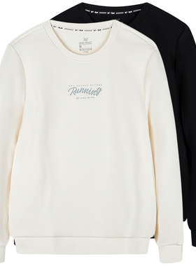 361度女士圆领卫衣新品2025冬女子亲肤套头运动衫上衣56Z542001AS