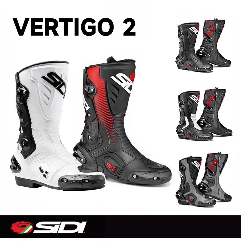 意大利SIDI VERTIGO 2摩托机车赛道防摔透气公路运动旅行骑行靴男