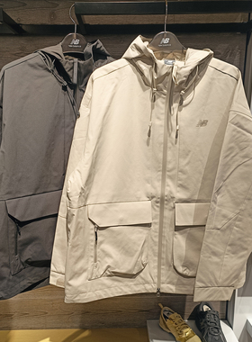 New Balance NB25秋季男子连帽运动休闲夹克宽松保暖外套NAF35231