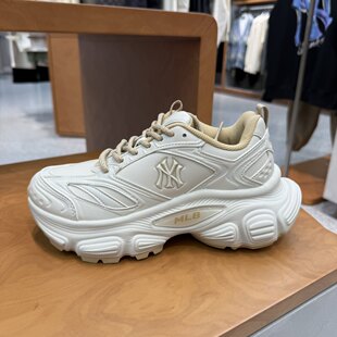MLB 26年春款男女情侣复古百搭厚底增高运动休闲老爹鞋3ASHW005N