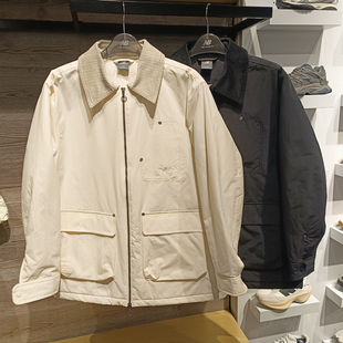 NEW BALANCE NB26春季新款男款休闲翻领夹棉夹克开衫外套MJ61G5SN