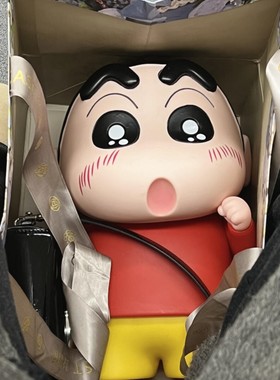 蜡笔小新系列手办1比1摆件超可爱大玩偶大号模型公仔礼物日本正版