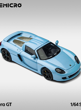 TM CARRERA GT 海湾蓝配色合金车Time Micro1:64小比例模型摆件