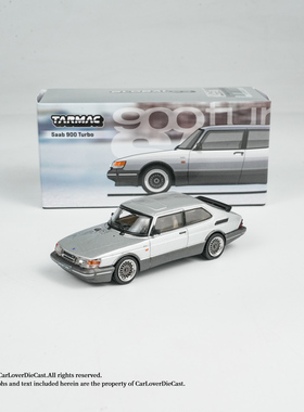 Tarmac Works TW 萨博Saab 900 Turbo 合金车模型摆件