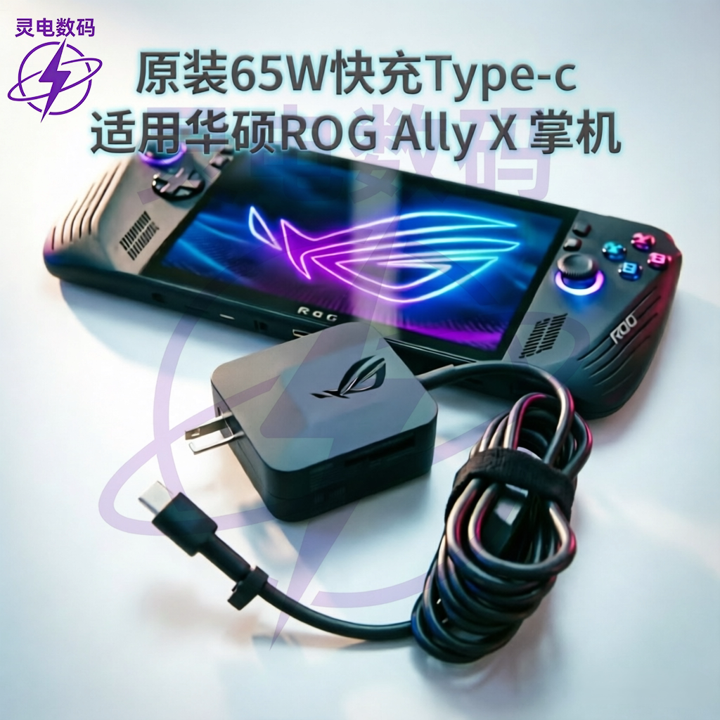 原装华硕ROG掌机XBOX ally X 65W电源适配器TYPE-C游戏机充电器