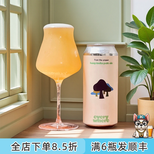 老K美国高分限量Everywhere艾微儿双倍浑浊西海岸ipa精酿啤酒