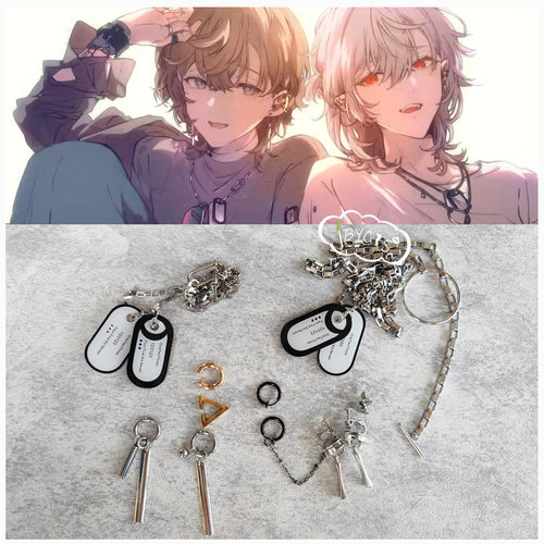 叶葛叶シネマMV饰品项链耳环