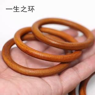 金含diy牛皮绳手环枥木鞍革头层牛皮无拼接手圈手链手镯 一生之环