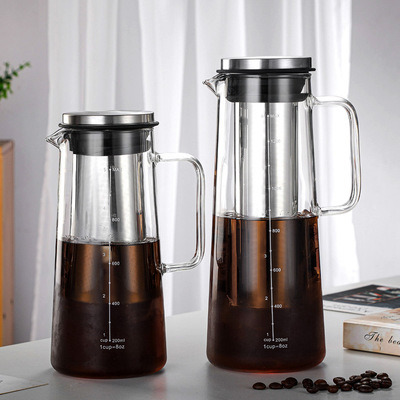 手冲咖啡壶冷萃壶家用冷水壶咖啡过滤杯冷泡茶壶冰滴咖啡壶玻璃壶