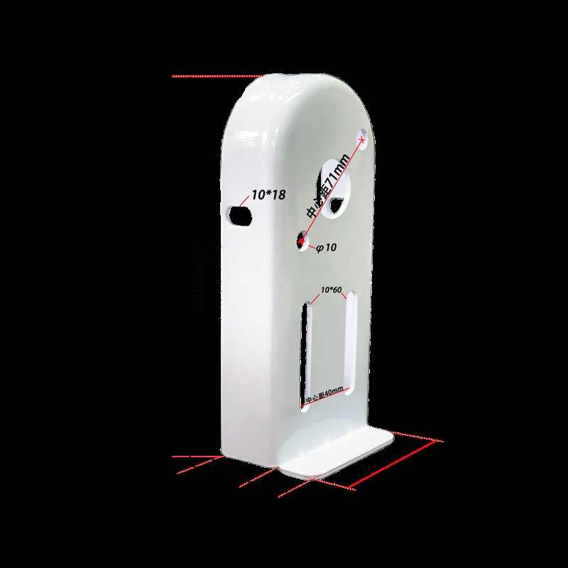 4080铝型材流水线输送带钣金配件 FL004轴承双孔位固定座