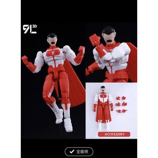 无敌少侠周边3D打印多关节超人可动手办人偶动漫周边玩具礼物