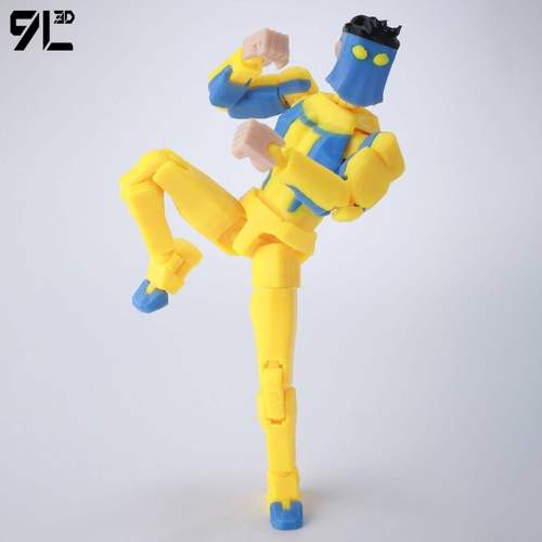 无敌少侠周边3D打印多关节超人