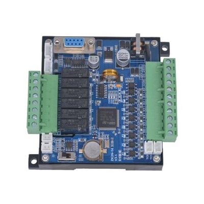 领控国产板式PLC兼容三凌菱FX2N FX3U20MR20MT温度模拟量称重脉冲