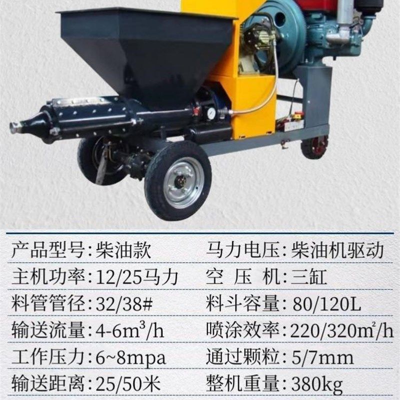 喷浆机水泥砂浆喷涂机全自动粉墙机抹灰机多功能拉毛批灰机沙浆机,工业油品/胶粘/化学/实验室用品,实验室漏斗,淘宝优惠券,粉丝福利购,淘宝优惠卷