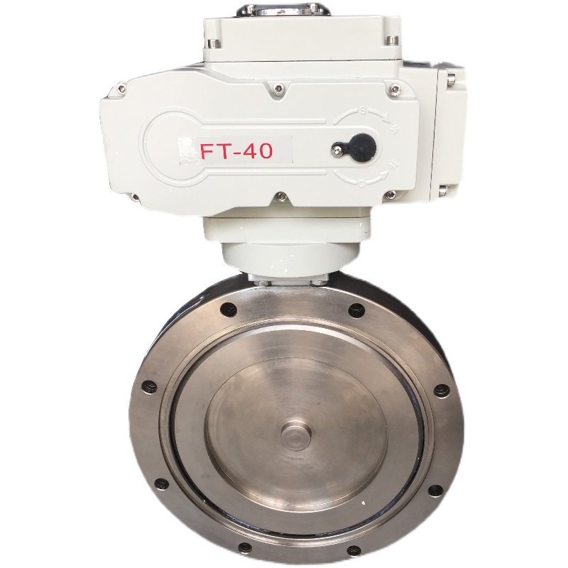 电动真空蝶阀GID压缩空气体干燥机负压切断调节阀DN150碳钢不锈钢