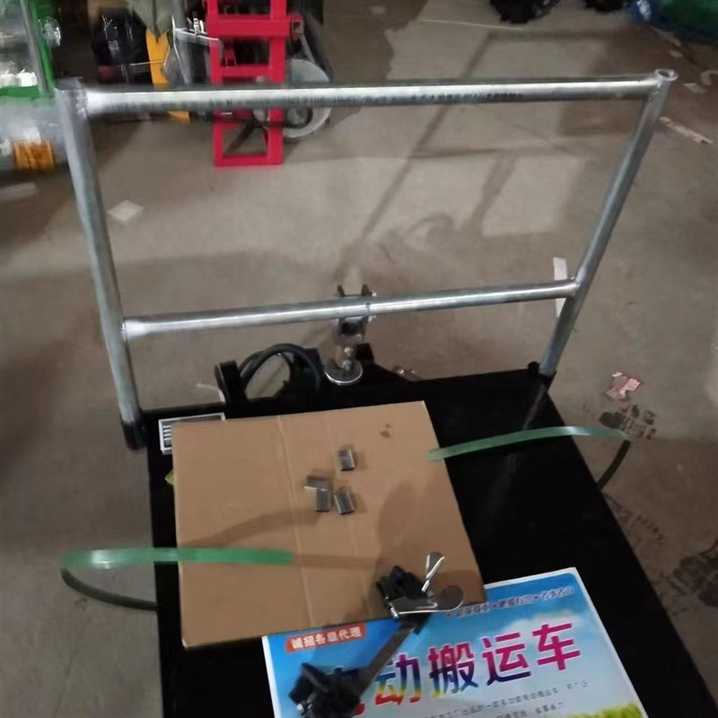 倒骑驴电动平板车手推车拉瓷砖水泥小推车搬运车摆摊拉货三轮工厂