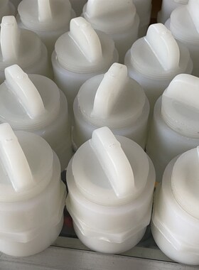 优质PP单头内丝接头加外丝堵头 PP内丝接闷盖DN15-DN50耐酸碱白色