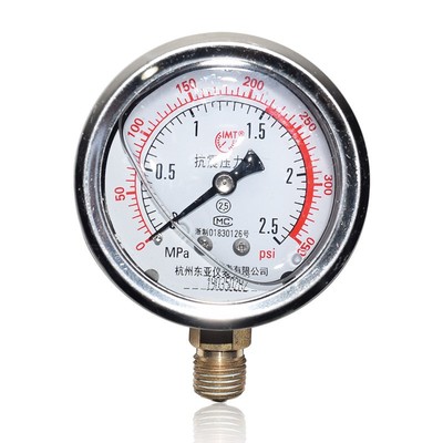 老式爆米花机配件防震油压表爆玉米花机压表专用压力表两个包邮