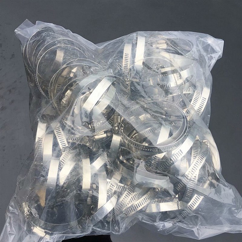不锈钢喉箍卡箍抱箍煤气管分管夹寸管扣卡扣带扳手美式管箍水管夹图片