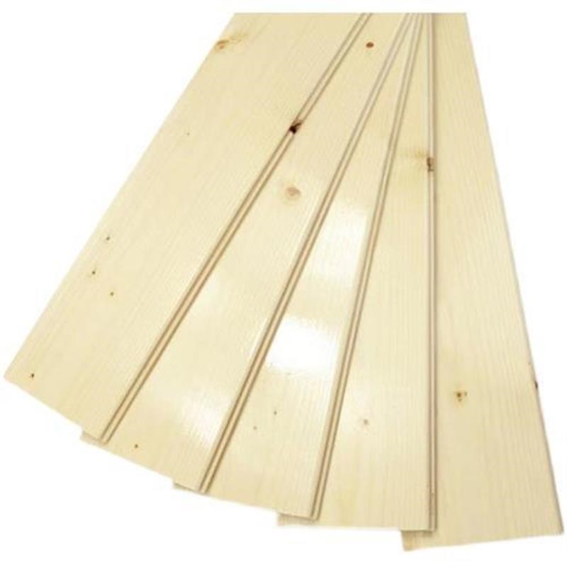 桑拿板吊顶实木免漆扣板木屋阳台阁楼松木杉木幼儿园墙裙护墙板材