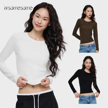 美式德绒白色打底衫长袖T恤