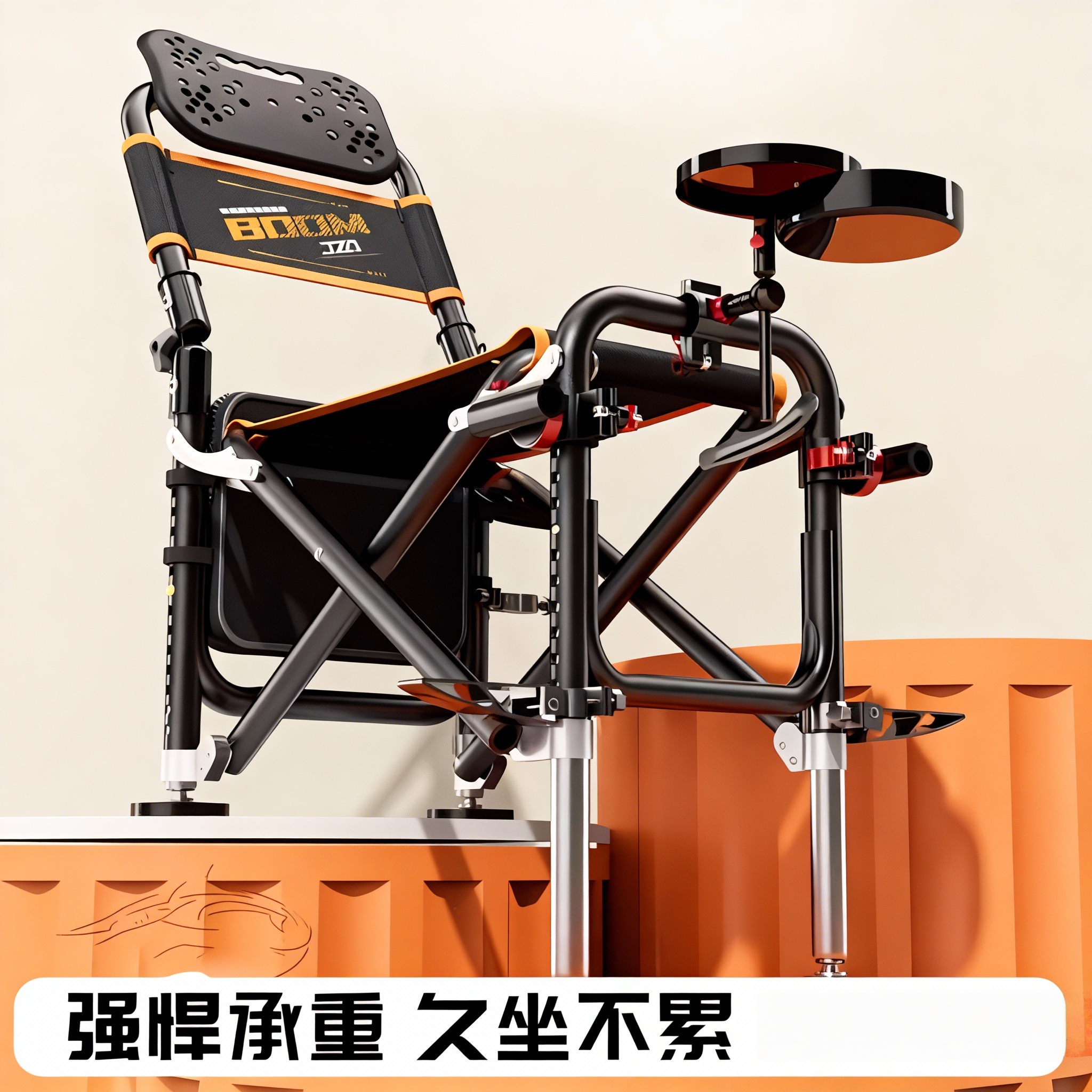 钓椅2025新款超轻型户外钓鱼凳可躺式多功能钓椅折叠全地形野钓椅