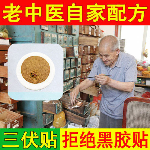 中医院纯药粉1：1同款三伏贴