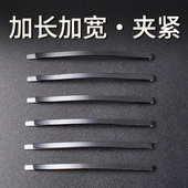 2025年新款 黑色一字夹碎发刘海边夹头饰发夹后脑勺发卡侧边发量多