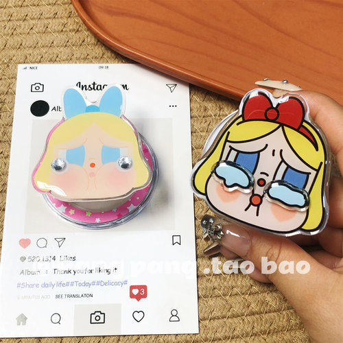 可爱卡通闪钻手机支架