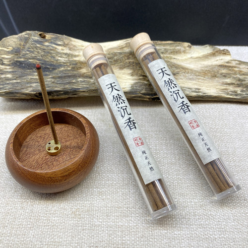 沉香天然奇楠短线香熏香料家用卧室内持久安神助睡眠旅行便携香棒