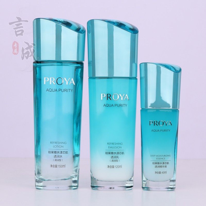 珀莱雅水漾芯肌套装水精华乳清爽