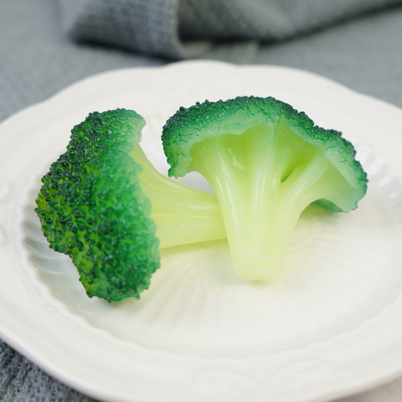 仿真蔬菜模型假生菜叶西兰花包菜水果装饰道具玩具果蔬早教儿童