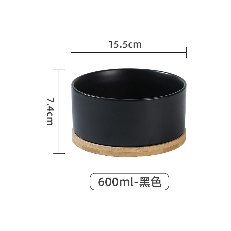 恒温加热猫碗陶瓷保温猫咪碗黑色水碗狗碗猫喝水加热宠物碗大容量