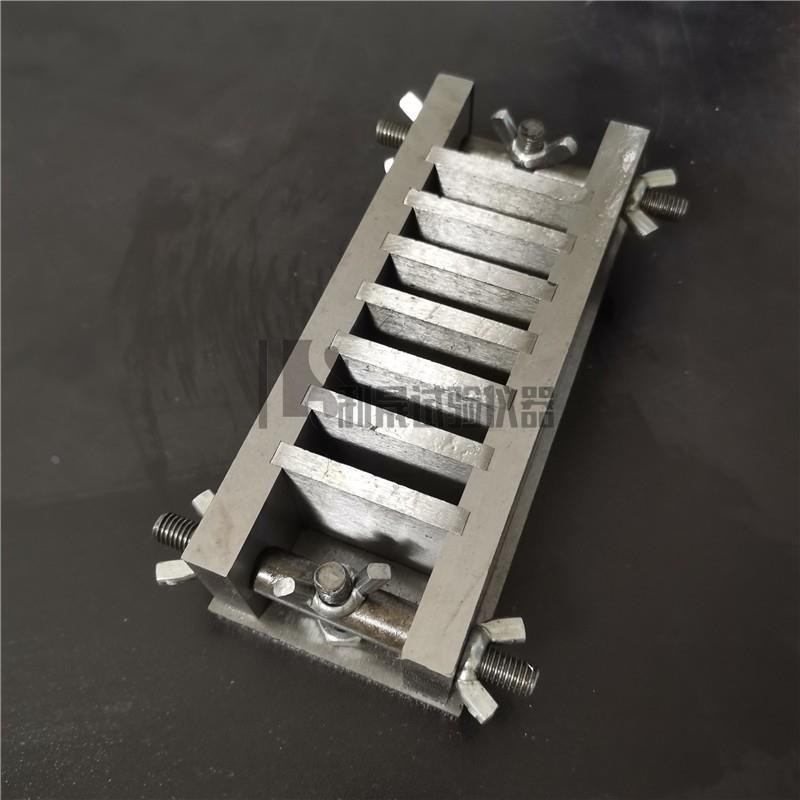 40*40*10六联保温砂浆试模三联混凝土试模 砂浆水泥试模 钢制金属