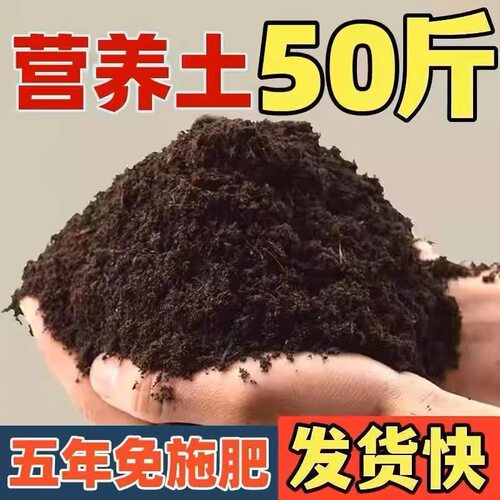 50 pounds bagged nutrient soil balcony flower plant fertiliz
