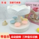 双层音乐甜品机底座电动旋转机装 饰旋转木马蛋糕展示台生日转转机