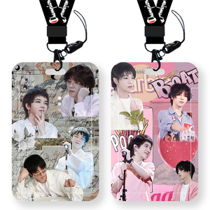 华晨宇学生校园卡套公交饭卡门禁地铁卡工作证件套胸牌钥匙扣挂绳