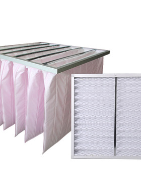 G4初效板式过滤器中效袋式无纺布空气出风过滤网框式防尘中央空调