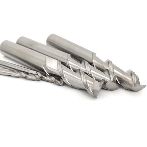 HRC55硬质合金钨钢铝用二刃铣刀两刃CNC加工中心数控铣刀1~12mm