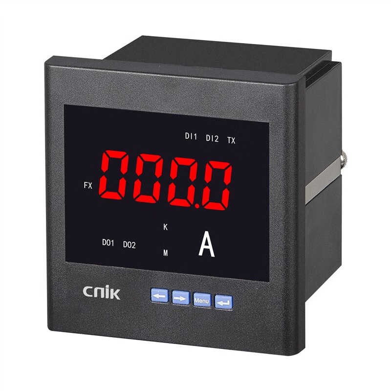 新款仪科cnik三相多功能电力仪表频率功率监测仪数W显单相电流电