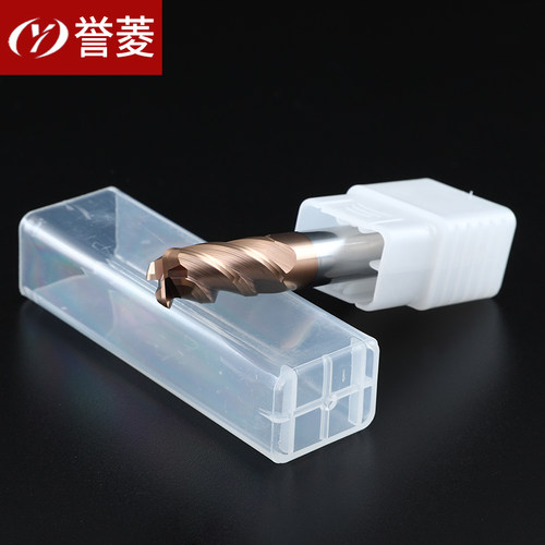 55度圆鼻铣刀4刃牛鼻刀钨钢硬质合金加长立铣刀R0.2R0.5R1R2R3R刀