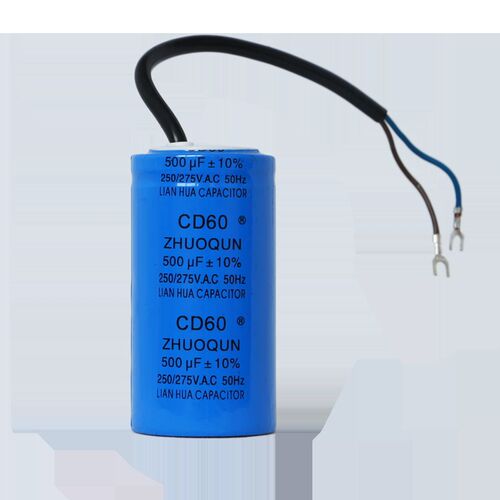 CD60交流电动机启动电容器100-500f 110V-230V单相电机启动电容