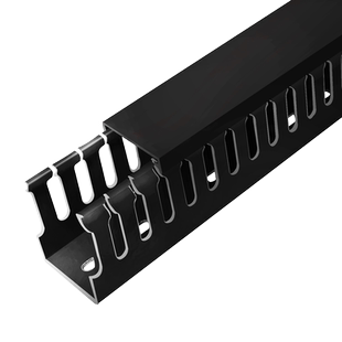 PVC工业理线槽电柜配电箱机柜配线槽阻燃行线槽电气箱走线槽明装