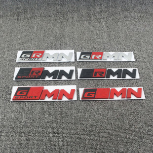 适用丰田雷凌锐志gr车标gt86车身贴改装 SPORT中网标 GRMN车贴GR