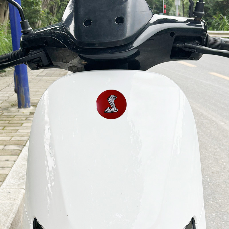 九号电动车改标贴纸 外星人风格车贴 神盾局白色车身贴 金属质感