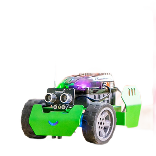 robobloq可编程机器人scratch3.0/Python图形化编程儿童金属积木教具智能巡线避障侦查兵小车STEAM创客教育